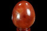 Colorful Carnelian Agate Egg - Madagascar #98537-1